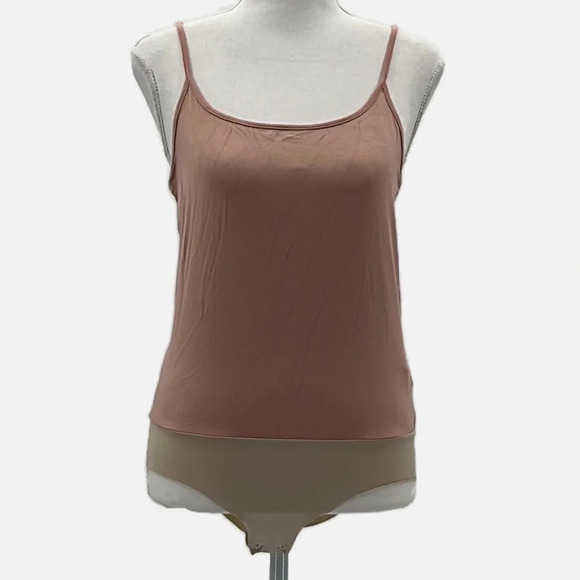 L'Agence Ford Spaghetti Strap Bodysuit in Rusting Brown - NWOT - Size Medium - Picture 3 of 9